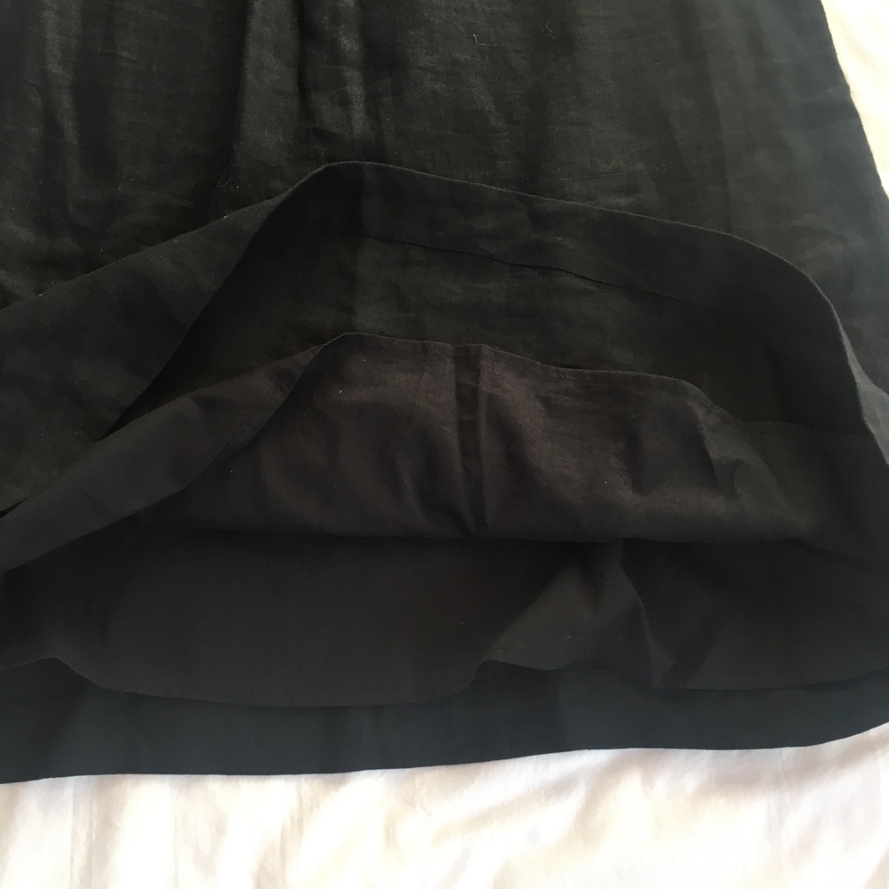 Vineyard Vines black linen dress size 4 NWT $148 - Picture 5 of 8